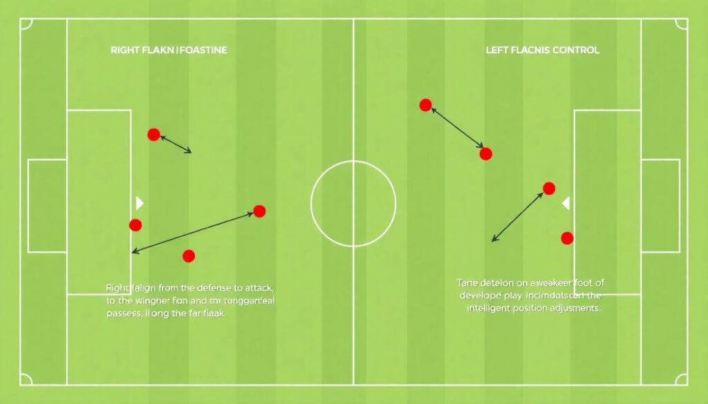 Анализ силы и слабостей правого и левого фланговых защитников - иллюстрация