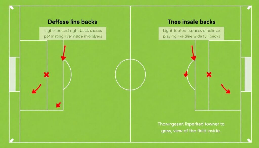 Анализ силы и слабостей правого и левого фланговых защитников - иллюстрация