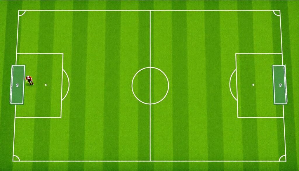 Тактические схемы: 3-5-2 против 4-4-2 при обороне - иллюстрация