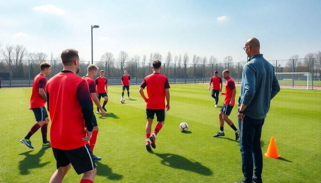 Стратегии взаимодействия обороны и атаки в период владения мячом - иллюстрация