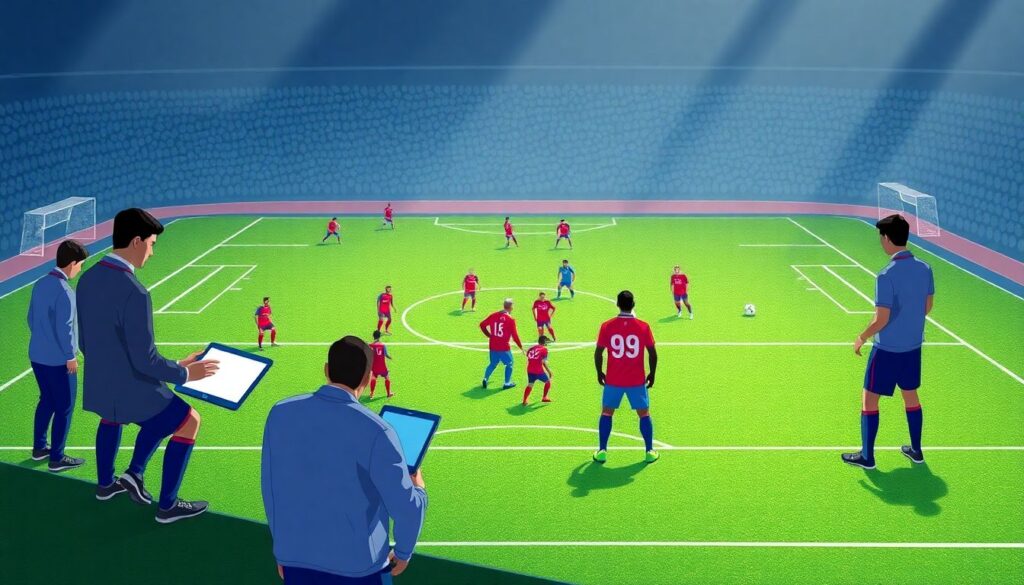 Профессии вокруг защиты: помощник тренера, скаут, аналитик - иллюстрация