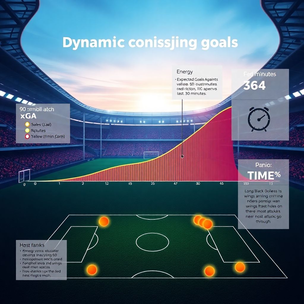 Динамика вероятностей пропущенных голов за матчем и ее анализ в футболе