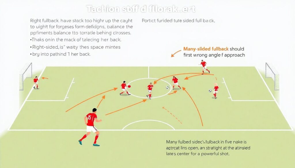 Разбор по позициям: центральный защитник против правого фланга - иллюстрация
