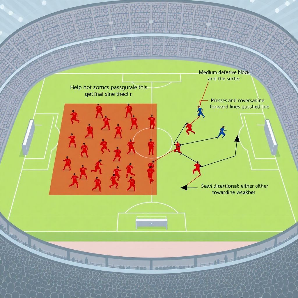 Групповые тактики: компактность и плотность обороны в современном футболе