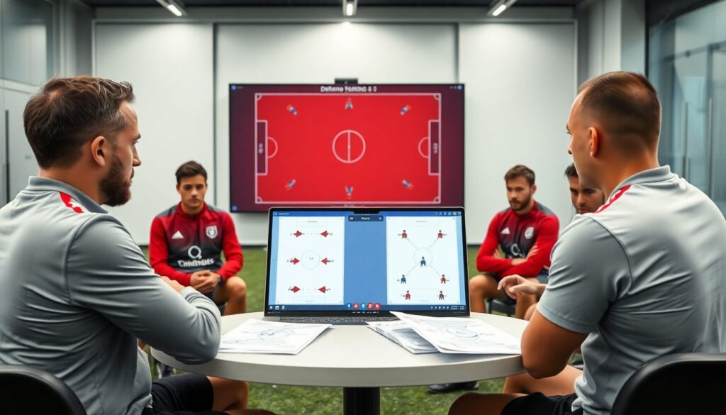 Секреты взаимодействия защитников с опорной линией - иллюстрация