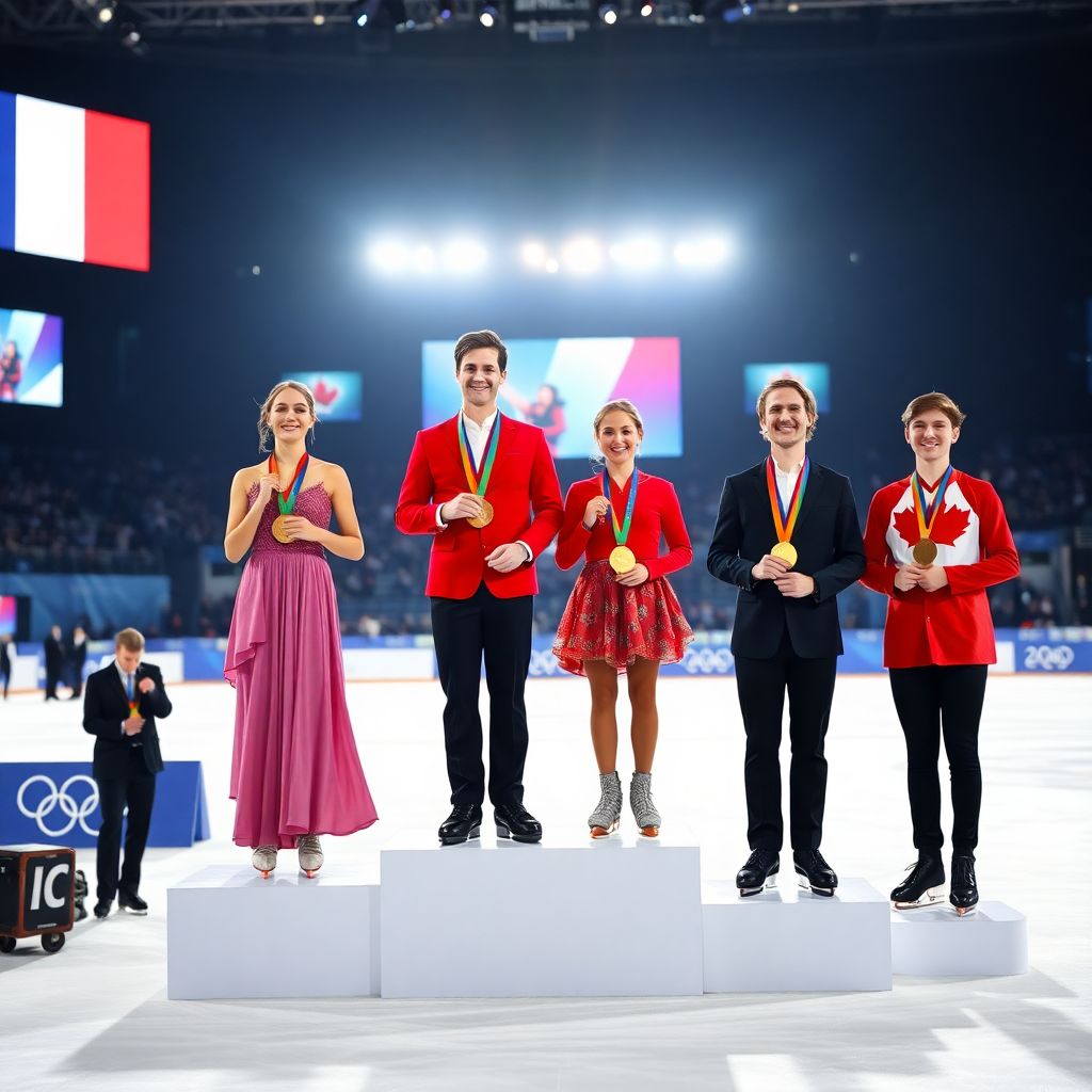 Фотоитоги финала танцев на льду ОИ‑2026: триумф Сизерона и 13‑е место Дэвис/Смолкин