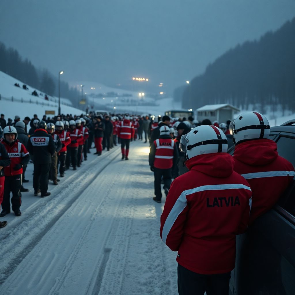 Организация Игр в Италии: латвийские саночники критикуют транспорт и инфраструктуру