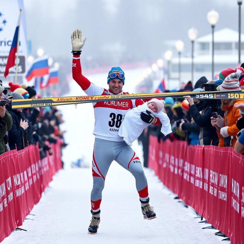 Александр Корнев выиграл суперспринт ЧР‑2026 в Тюмени и отпраздновал рождение сына