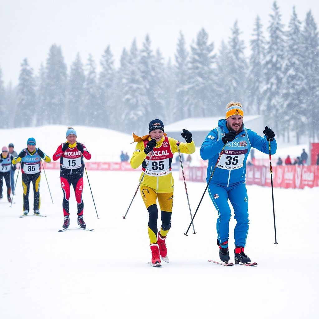 Московская область доминирует в смешанной эстафете ЧР по биатлону в Тюмени