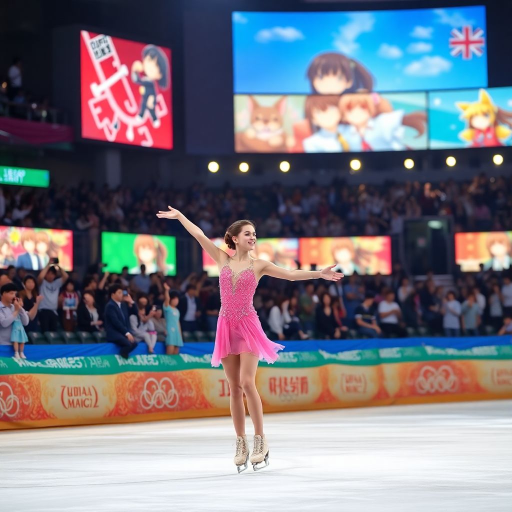 Фигуристка Евгения Медведева в 16 лет покорила Японию и аниме-фанатов